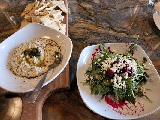 Whipped feta, beet salad. Aaaaamazing!