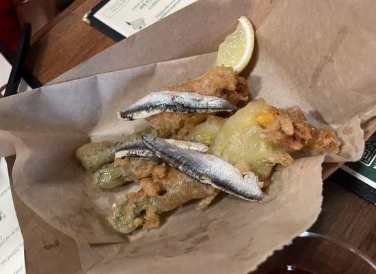 Fried Artichoke Blossoms.