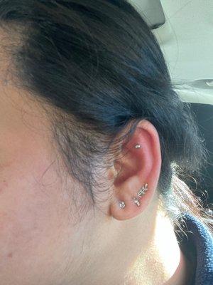 Flat piercing :)