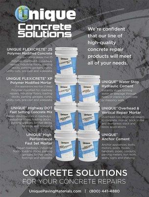 UNIQUE® Concrete Products