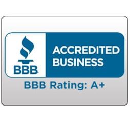 Rated A+ by the BBB