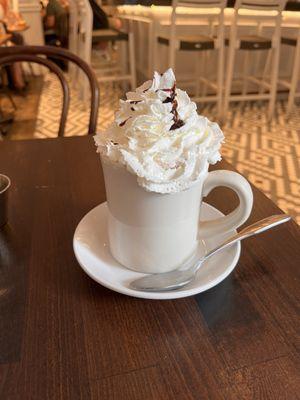 Hot Chocolate with whipped cream