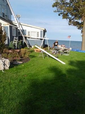 Beautiful Day For A Siding Project On Beach AVenue In Rochester, New York - 2015