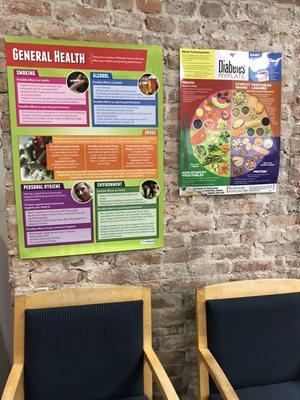 Posters up with important information! Take a look it's very helpful