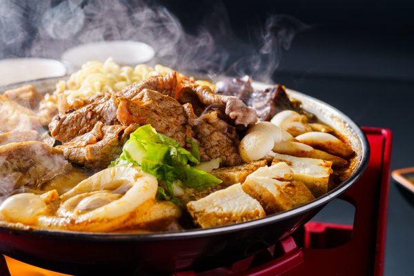 spicy beef hot pot