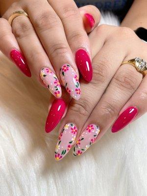 Acrylic nail design