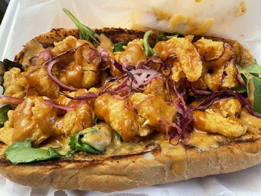 The incredible Shrimp Po Boy