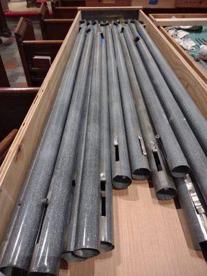 Organ pipes