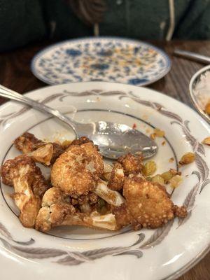 Fried cauliflower