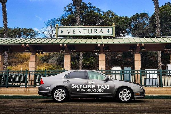 Skyline at Ventura Train Station