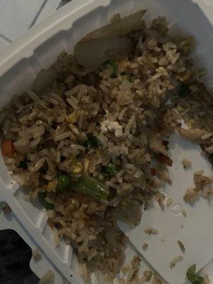 Crispy Chicken Fried Rice