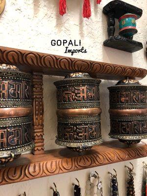 Prayer wheels,