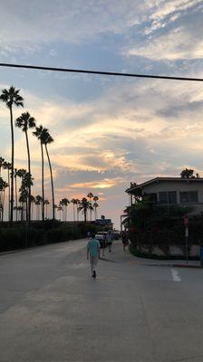 Sunset from La Jolla Surf Systems