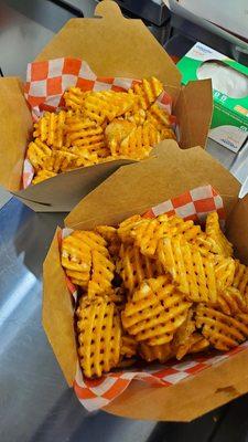 Seasoned Waffle Fries