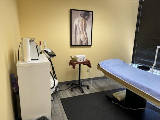 Laser Hair Removal Treatments & Waxing Room