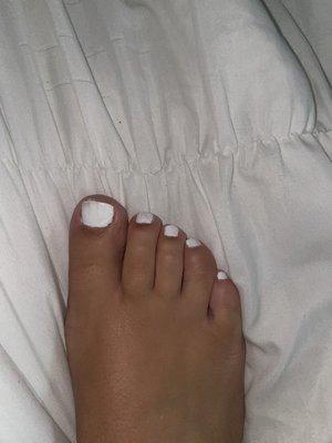 This is a GEL PEDICURE......