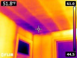 Missing insulation found with Thermal imaging