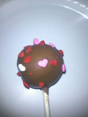 The red velvet Cake pops are delicious!