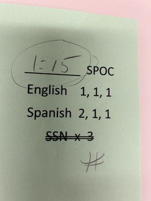 Call the 1-800 number. Answer the first 3 questions with 1, 1, 1. Next, when it asks you for a SS#, press # three times.