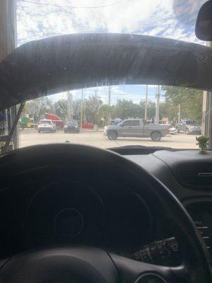 Getting an oil change