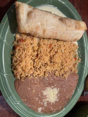 Ground Beef Chimichanga