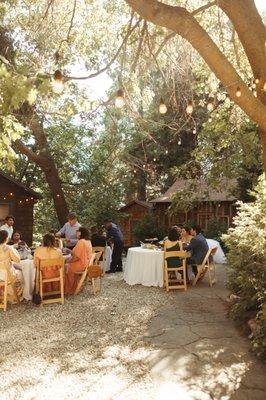 The reception area, this is what 18 guests look like.