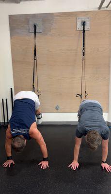 TRX Pike Plank in Strength Training Class