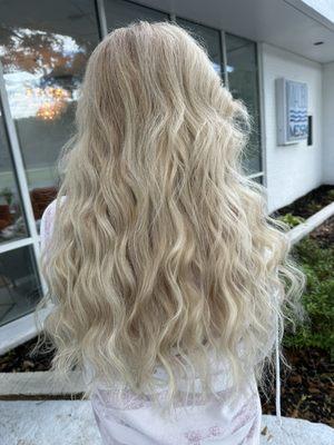 Curly Invisibke Bead Extensions + Gray Blending.