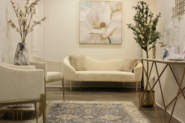 Manhasset Med Spa waiting area