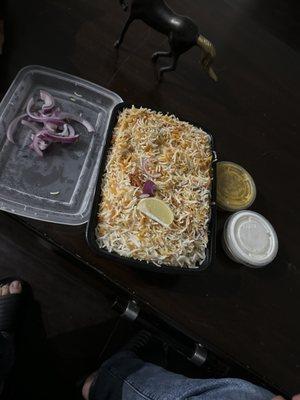 Budget Chicken Dum Biryani