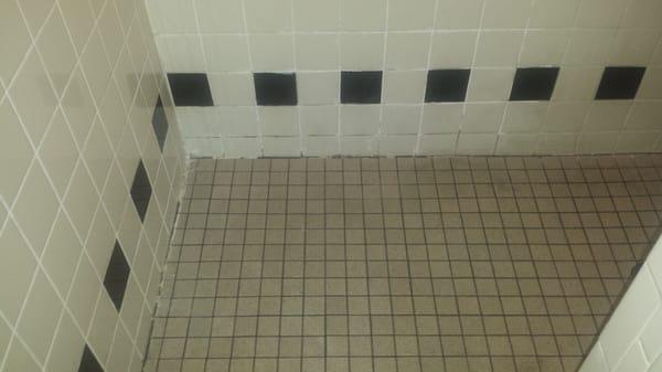 Tiling in shower 3