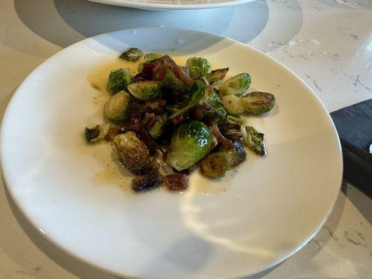 Side of bacon Brussels sprouts