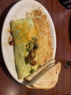 Mexican Omelette. It was delicious