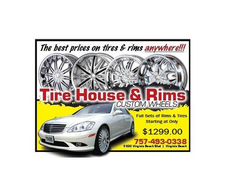 Tire & Wheel packages starting at $1299!!!