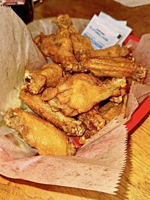 12 NAKED, EXTRA CRISPY WINGS