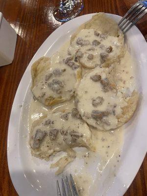 Biscuits and gravy