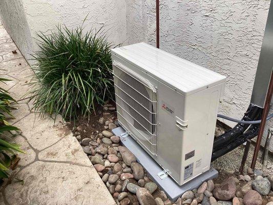 Ductless Heat Pump Installation for a Home in Point Loma