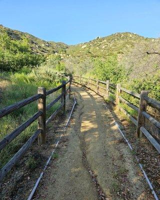 Trail behind eureka springs