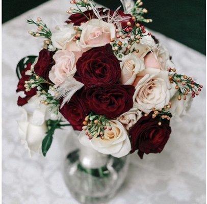 Beautiful bridesmaids bouquet for a Parisian themed wedding!