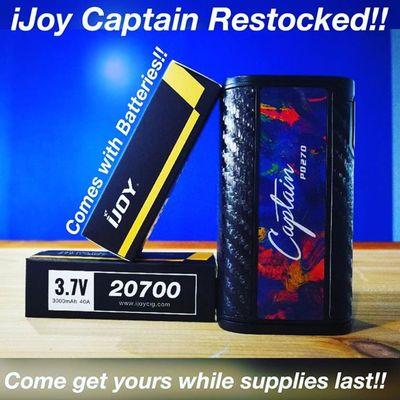 Ijoy Captain Comes with 2x 2700 Batteries!!