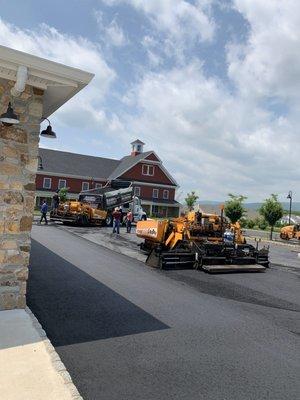 Commercial paving