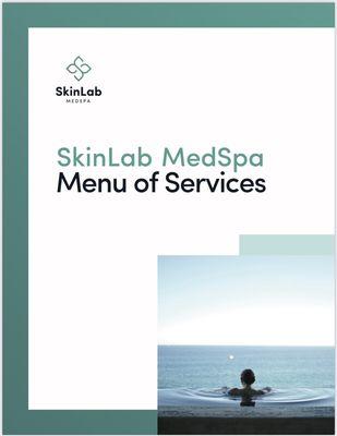 Menu of services