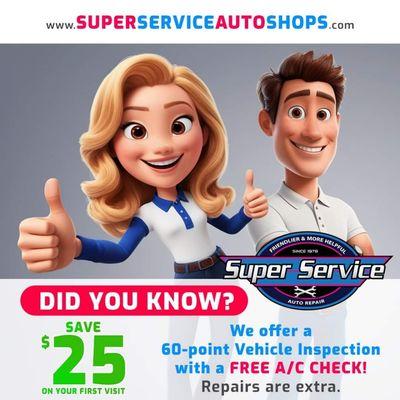 We service all makes and models - Save $25 on your 1st visit