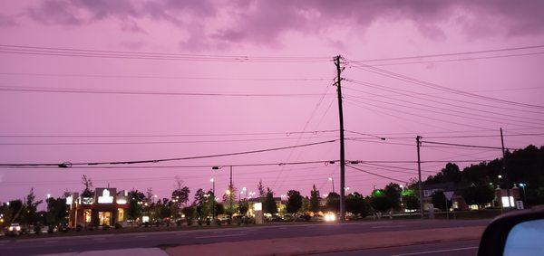 Pre-Storm at MY Dunkin!