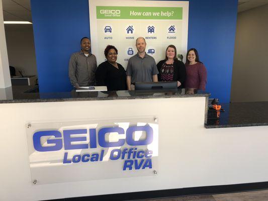 Meet you local GEICO agents in Richmond, VA.