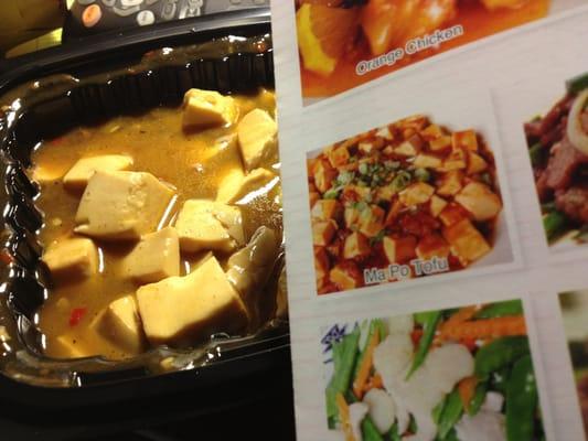 Ma Po Tofu...no thank you.