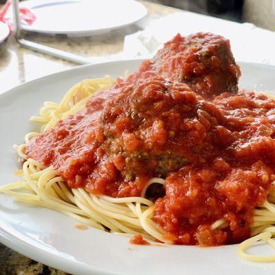 Meatball spaghetti