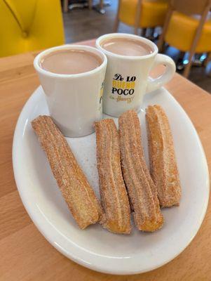 Churros and chocolate