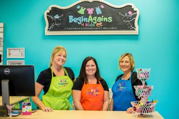 Welcome to BeginAgains 4 kids! Please stop by and check out our assortment of Great Quality New and Gently worn clothes!