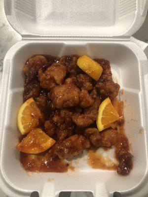 Orange chicken